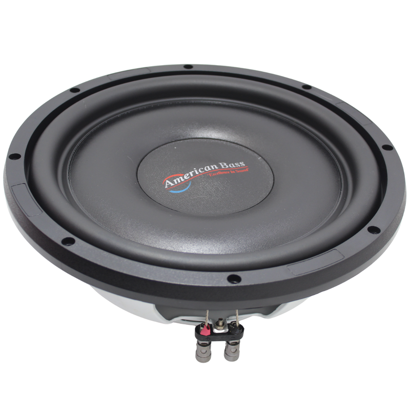American 12" 600 Watt RMS 4-Ohm DVC Shallow Subwoofer Bass Titanium 1244