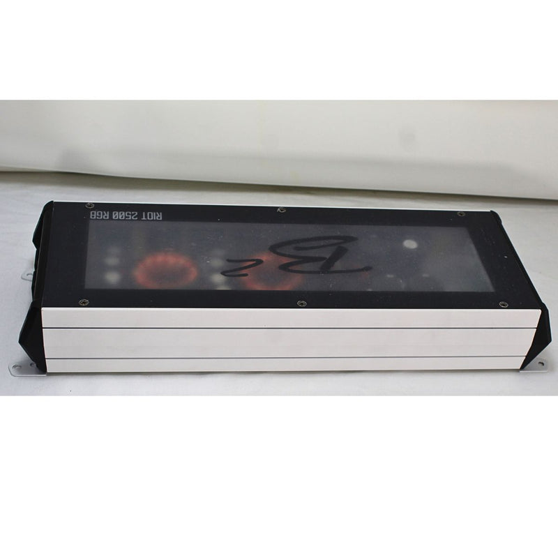 B2 Audio RIOT 2500W 1-Ohm Class D Monoblock Amplifier w/ RGB LED Lights OPEN BOX