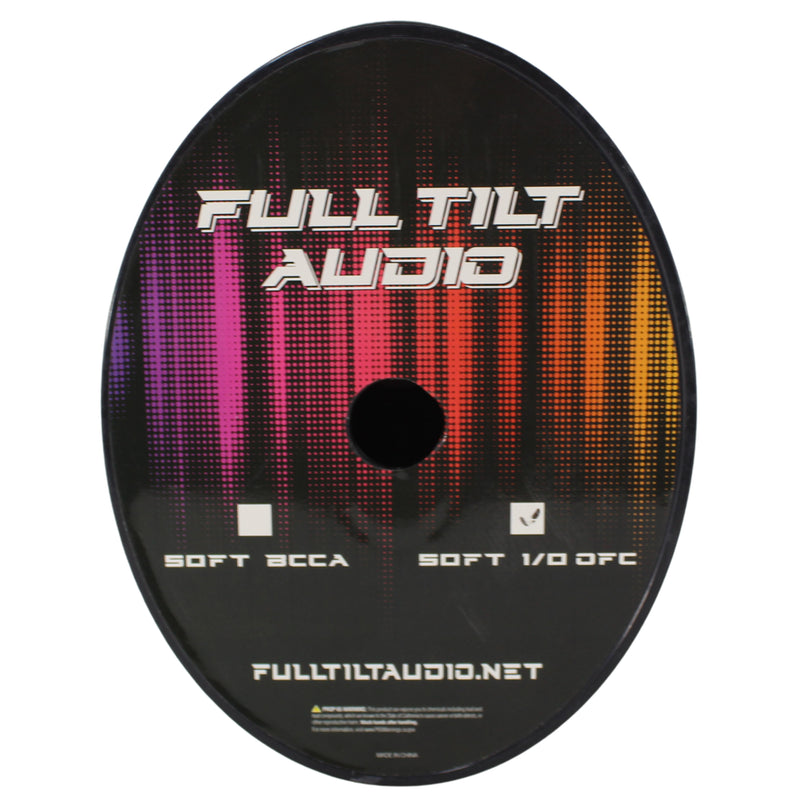 Full Tilt Audio 0 GA Tinned OFC Power/Ground Wire Lt. Green Lot Cut By The Foot