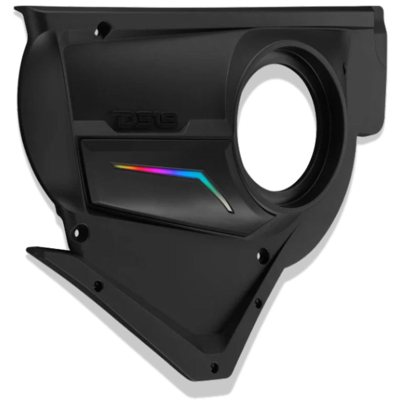 DS18 Can-Am Maverick X3 Front Door Speaker Panels w/ Digital LED Lighting 2020+