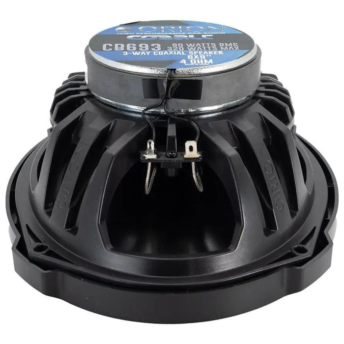 6x9" 80W RMS | 320W Peak 4-Ohm 3-Way Coaxial Speakers ORION COBALT Series/ CB693