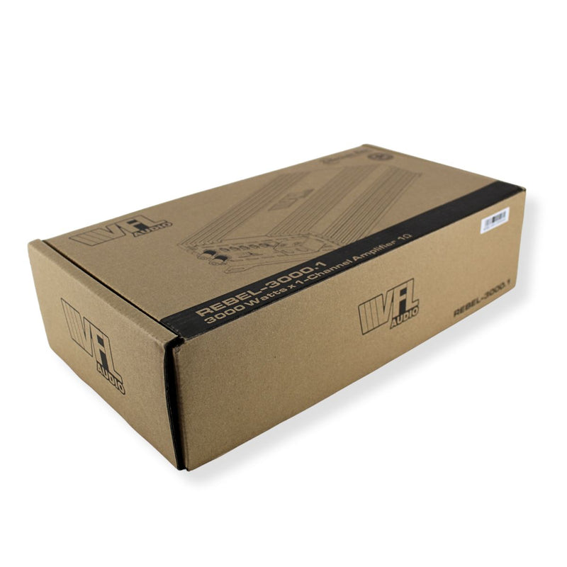 American Bass 3000 Watts 1-Ohm Monoblock Class D Digital Amplifier REBEL-3000.1