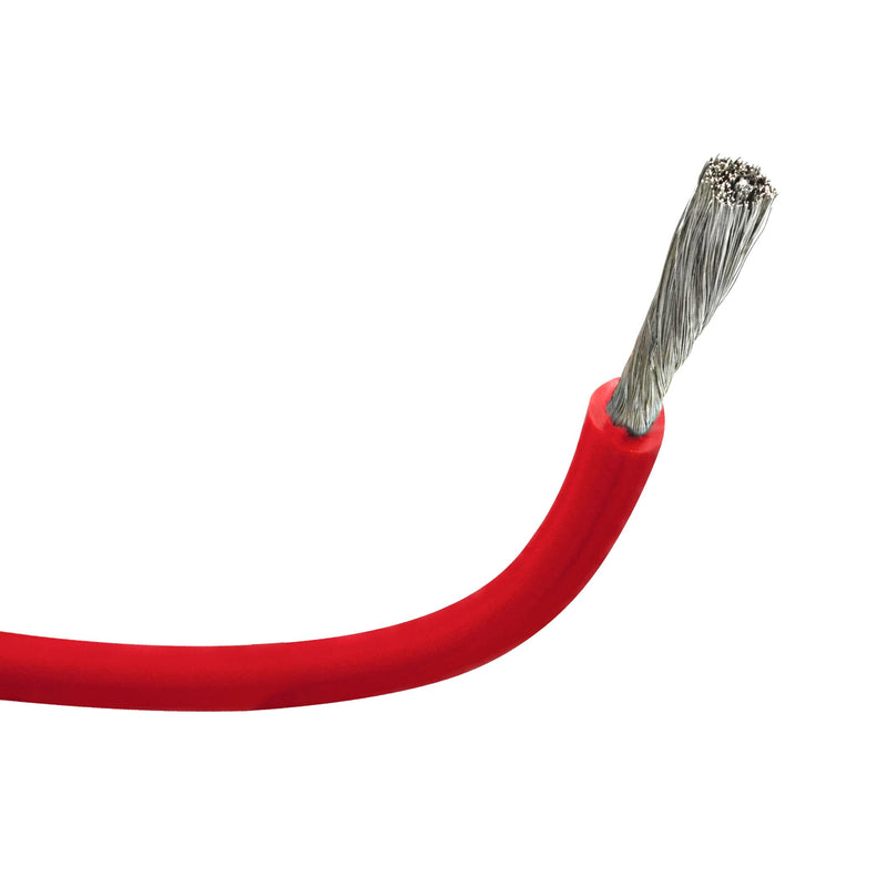 Audiopipe 8 GA OFC Tinned Marine Power/Ground Wire Red Lot Cut By The Foot
