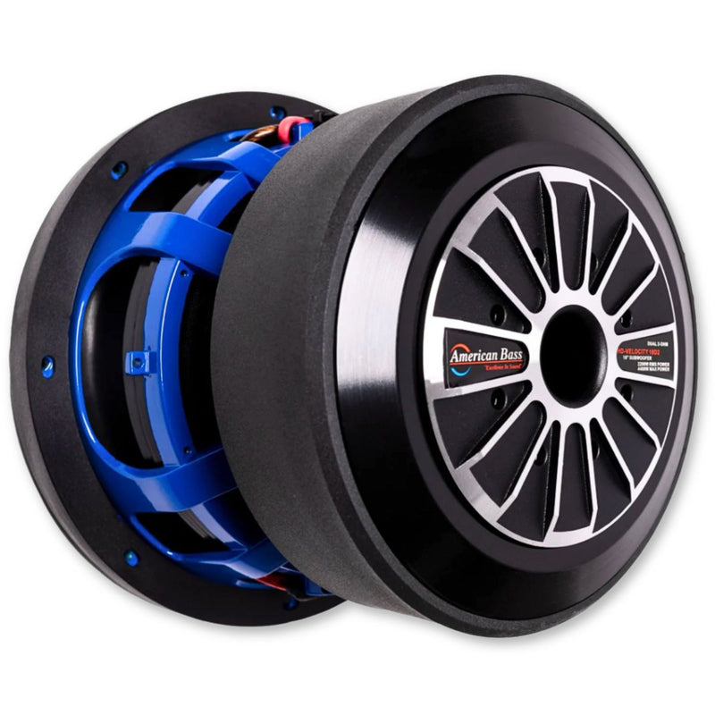 American Bass 12" 2-Ohm 2200W RMS Triple Stack Magnet Subwoofer HD-VELOCITY12-D2