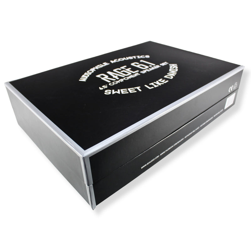 B2 Audio RAGE Series 6.5" 2-way 4 Ohm 100W Component Set w/Crossovers RAGE61-V2