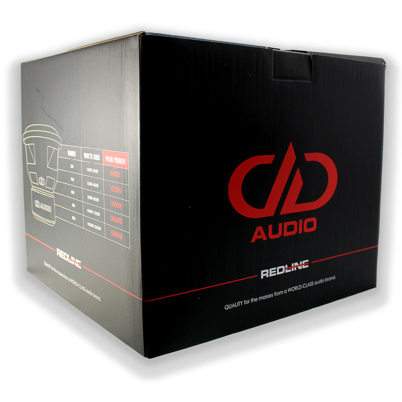 DD Audio 12" Dual 2 Ohm 3600W Peak/1200W RMS Power Tuned Subwoofer 712d-D2