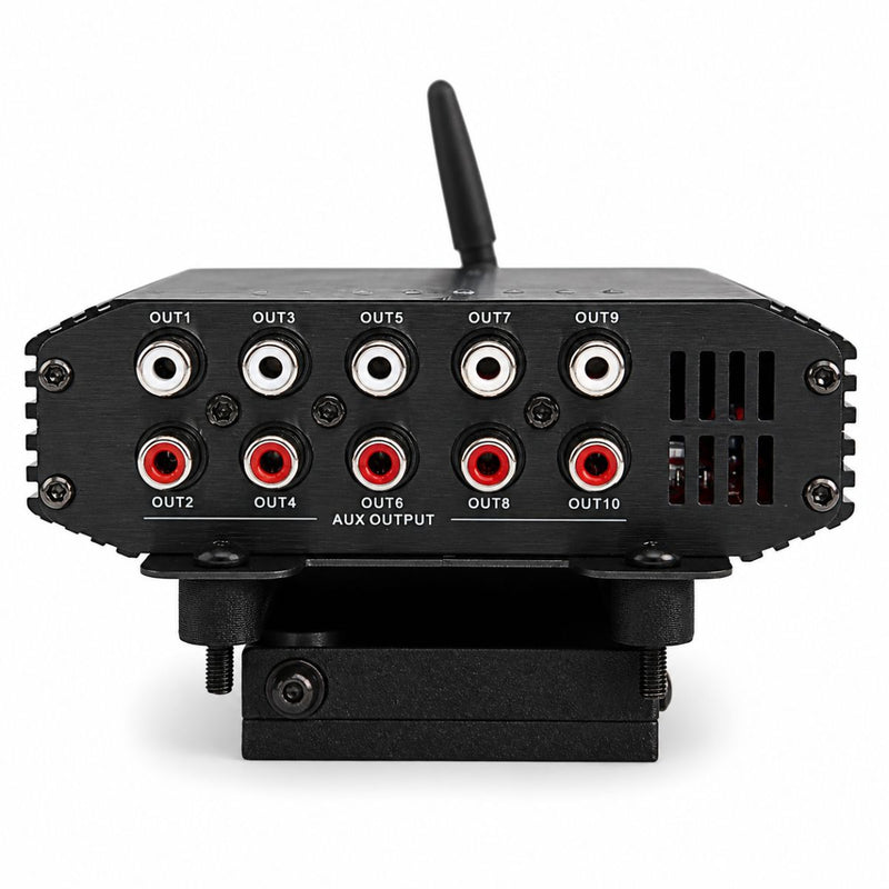 B2 Audio SixTen Black 10Ch Bluetooth DSP 4V 96kHz with Floating Mount Bracket