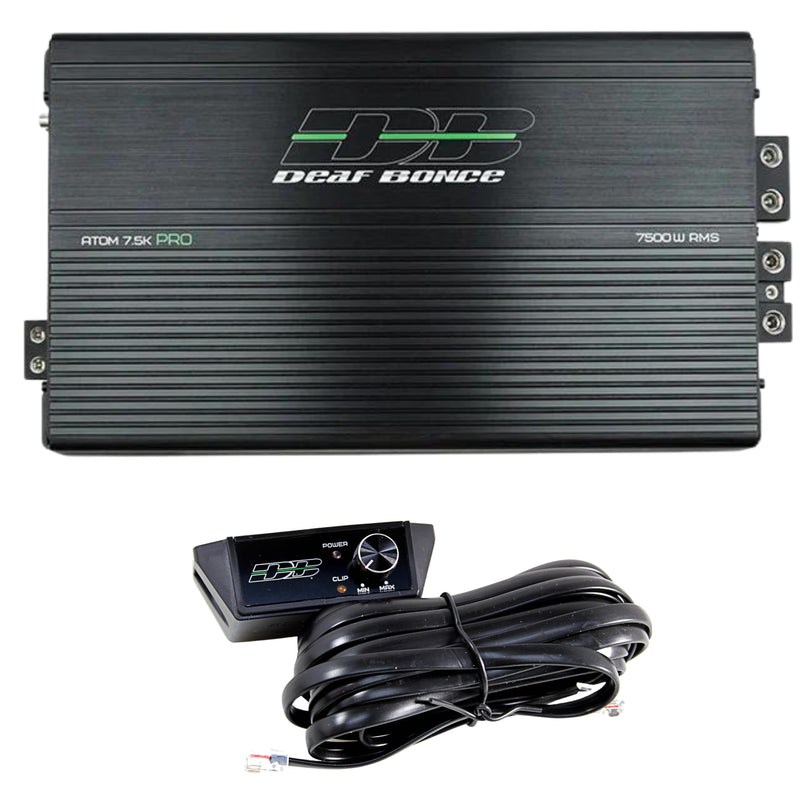 Deaf Bonce Apocalypse 7500W 1 ohm Class D Monoblock Amplifier ATOM 7.5K PRO