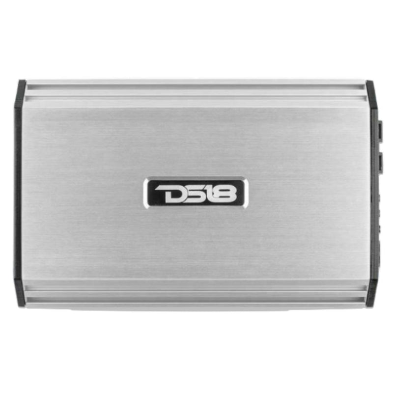 DS18 Car Audio 3500 Watt Monoblock Amplifier Silver Class D w/Bass Knob S3500.1D