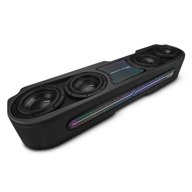 Jeep Gladiator 4x8" Loaded Under Seat Subwoofer Box w/ LED 1800W RMS 1-Ohm DS18