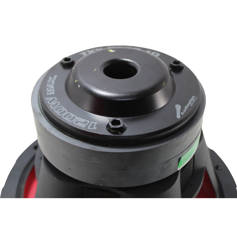 Audiopipe BD 10" Subwoofer 1200W PMPO, 600W RMS Dual 4-Ohm VC OPEN BOX