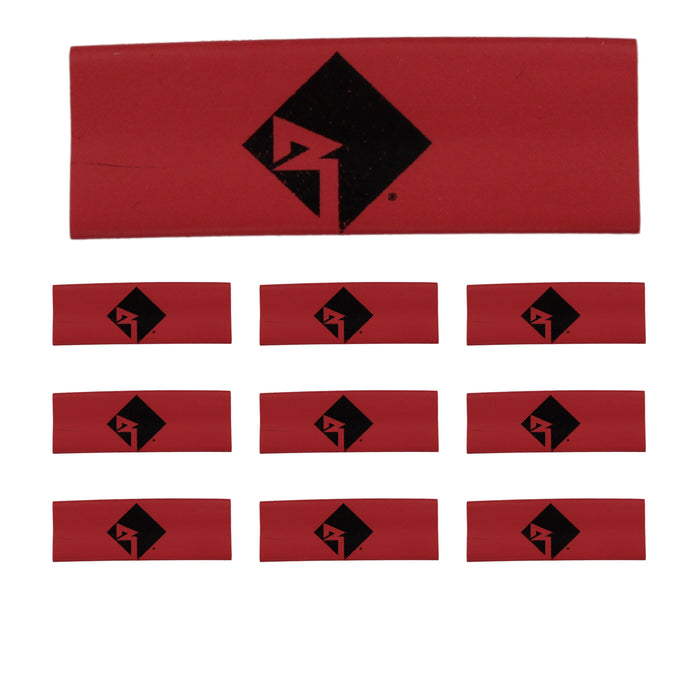 4 Gauge 3:1 Heat Shrink with Rockford Fosgate Logo 10 Pack Red