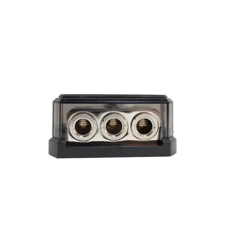 Power Ground Distribution Block DS18 1- 0GA In 3 0GA Out
