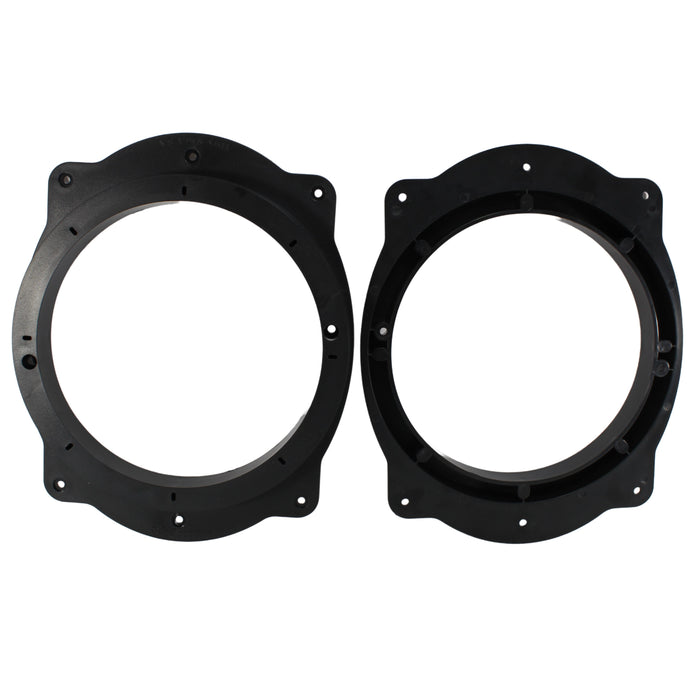 Audiopipe 6"x 9" to 8 Inch PVC Plastic Speaker Adapter Ring Pair OPEN BOX