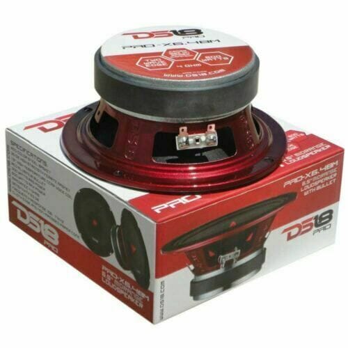 4x Pro Audio Full Range Bullet Speakers PRO-X6.4BM + 4 Channel Korean Amplifier - Big Jeff Online Inc