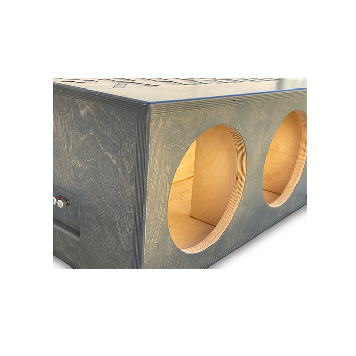 Dual 10" Birch Ported Subwoofer Box for Sundown Zv4 Series