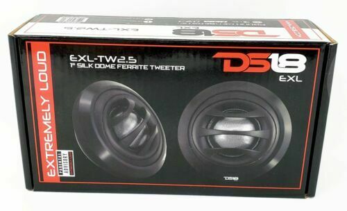 Pair of Super Tweeters 1" 200 Watt Silk Dome Ferrite 4 Ohm DS18