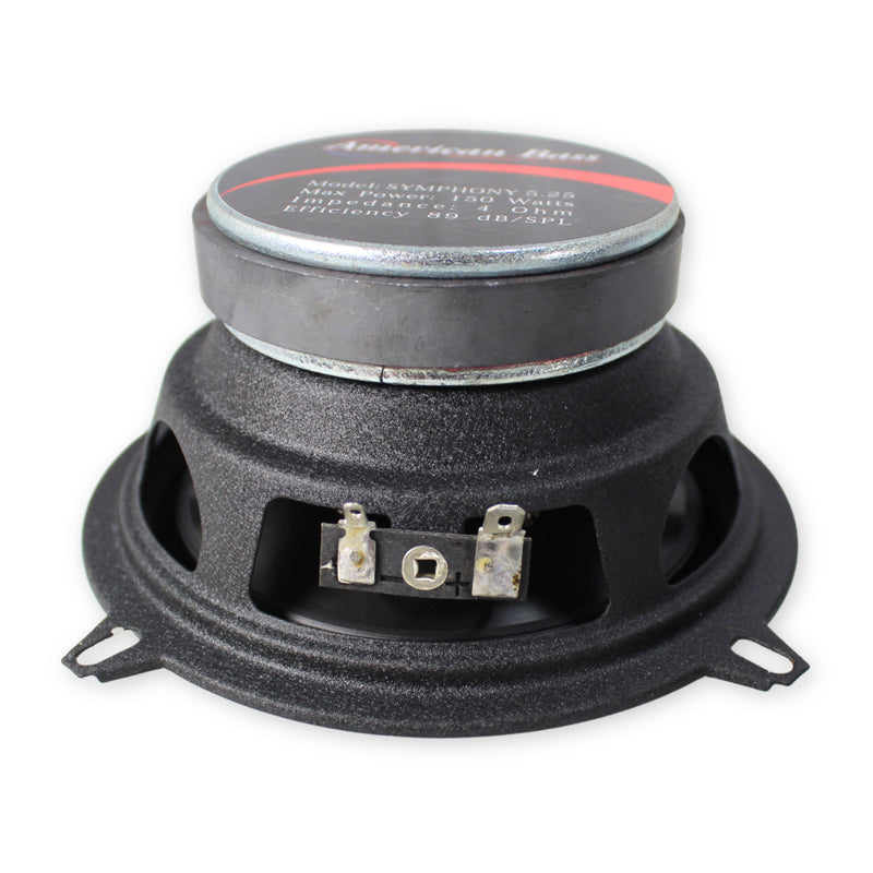 American Bass Pair of 5.25" 150-Watt 4 Ohm 2-Way Coaxial Speaker OPEN BOX