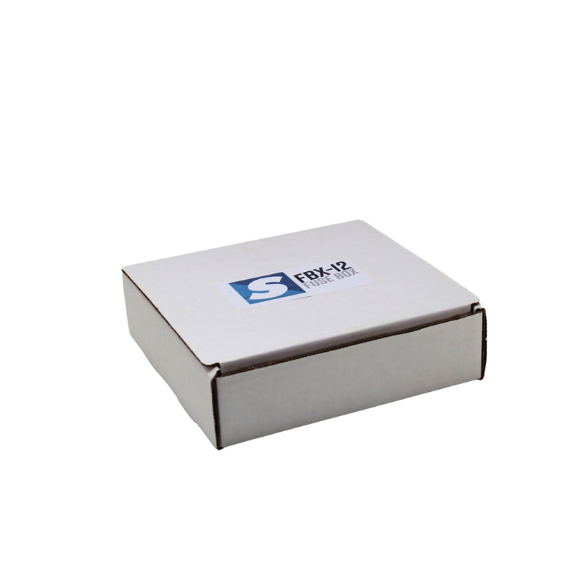 Sparked Innovations 12 Channel ATC/ATO Blade Fuse Box w Negative Bus and Cover