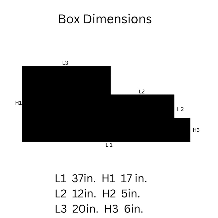 King Boxes 12" Center Console Vented Woofer Cutout w/ (2) 6.5" &(2) 3.5" Cutouts