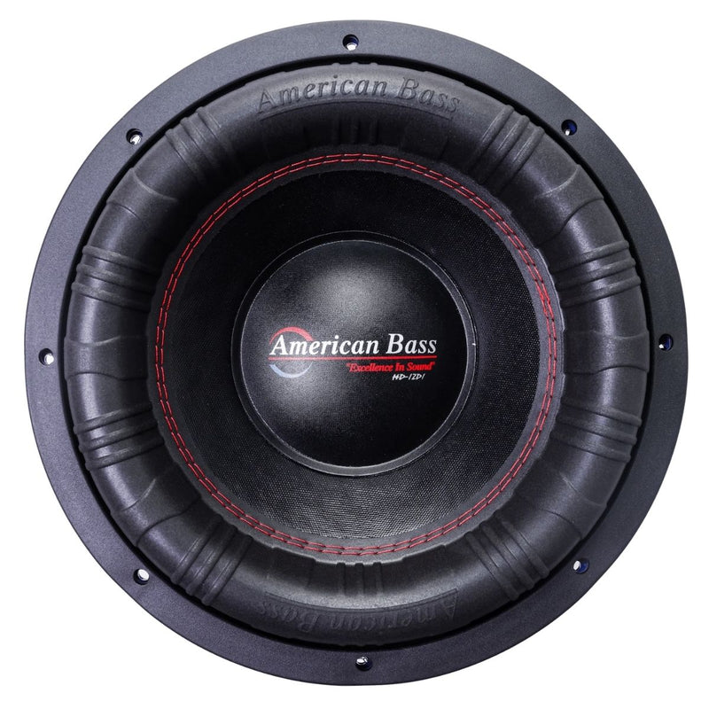 American Bass 12" HD Series Subwoofer 4000W Max Dual 1 Ohm HD-12-D1v3