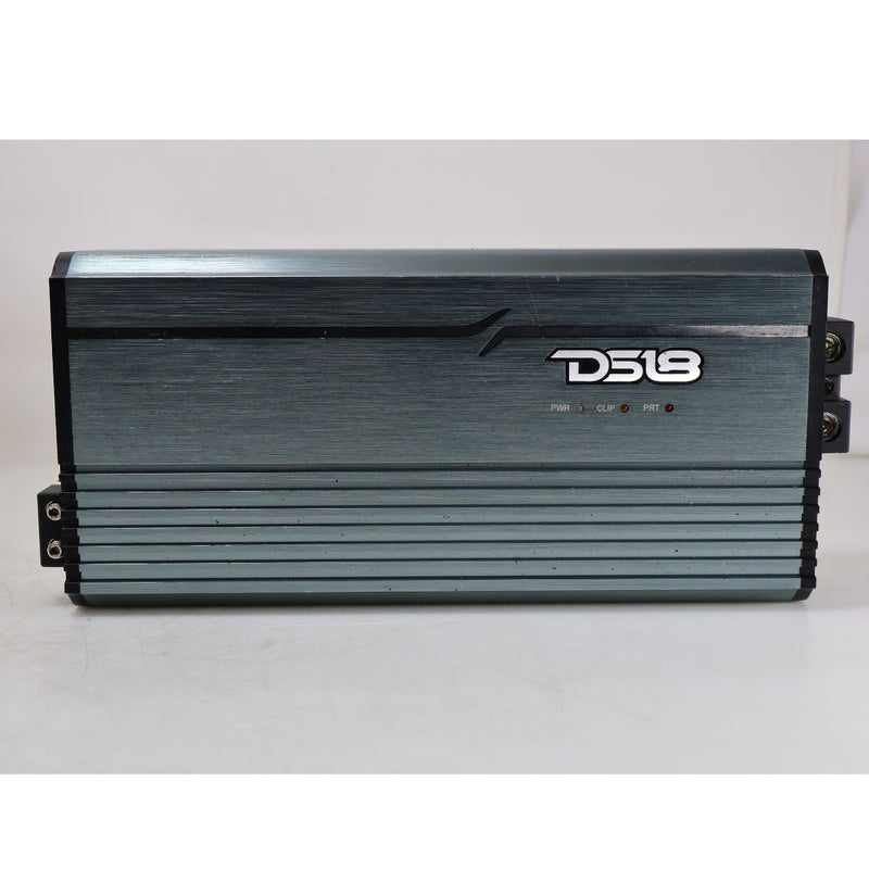 DS18 5000W 1-Ohm Full-Range Class-D Amplifiers FRP Monoblock Titanium OPEN BOX