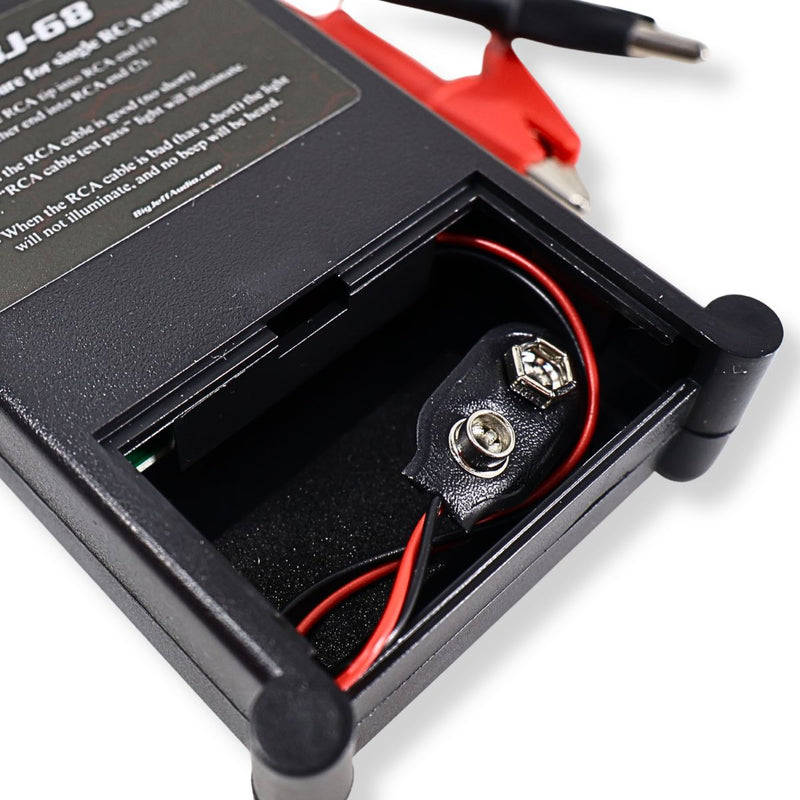 Handheld 9V Speaker Polarity Tester and Tone Generator / RCA Tester