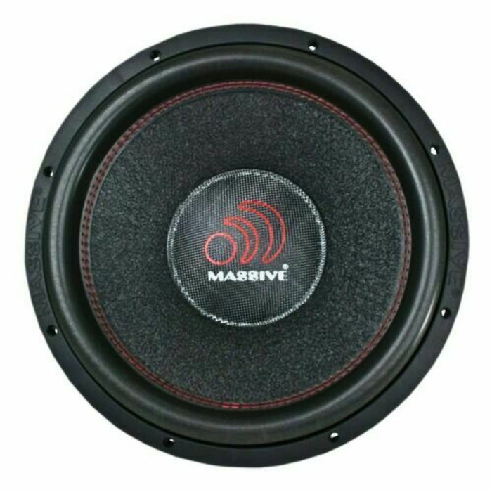 Massive Audio 12 Inch 4000 Watt Subwoofer Dual 4 Ohm Mega HIPPOXL124