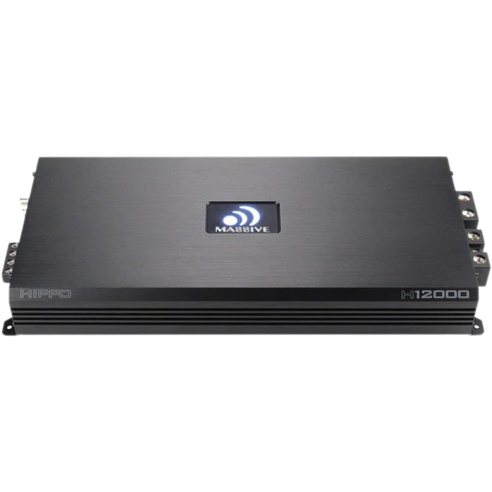 12000W RMS 1-Ohm Monoblock Amplifier Massive Audio HIPPO Series MA-H12000