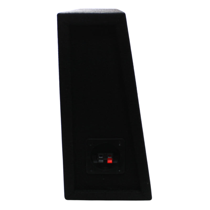 King Boxes 12" Single Sealed Wedge Style Carpeted Truck Subwoofer Enclosure