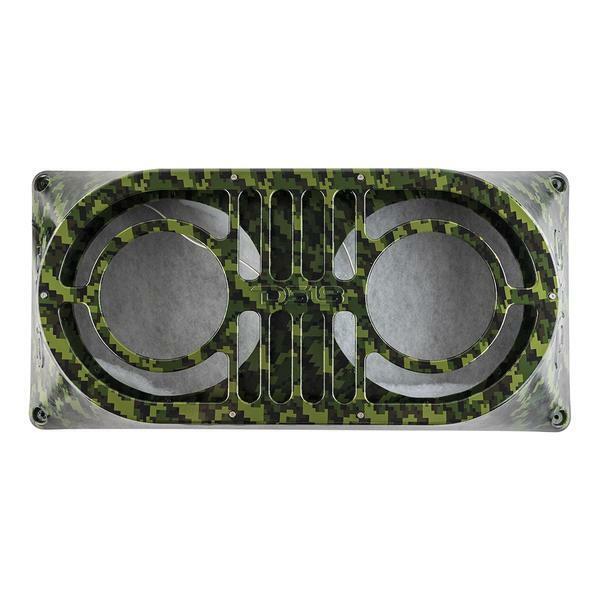 DS18 Green Camo 10" Shallow Sub Unloaded Enclosure Box Jeep JK JKU JL JBASS/CMGR