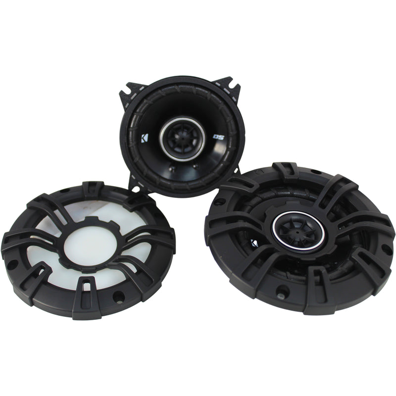Kicker DS Series 4" 30W RMS 4-Ohm 2-Way Coaxial Full Range Speakers /43DSC404
