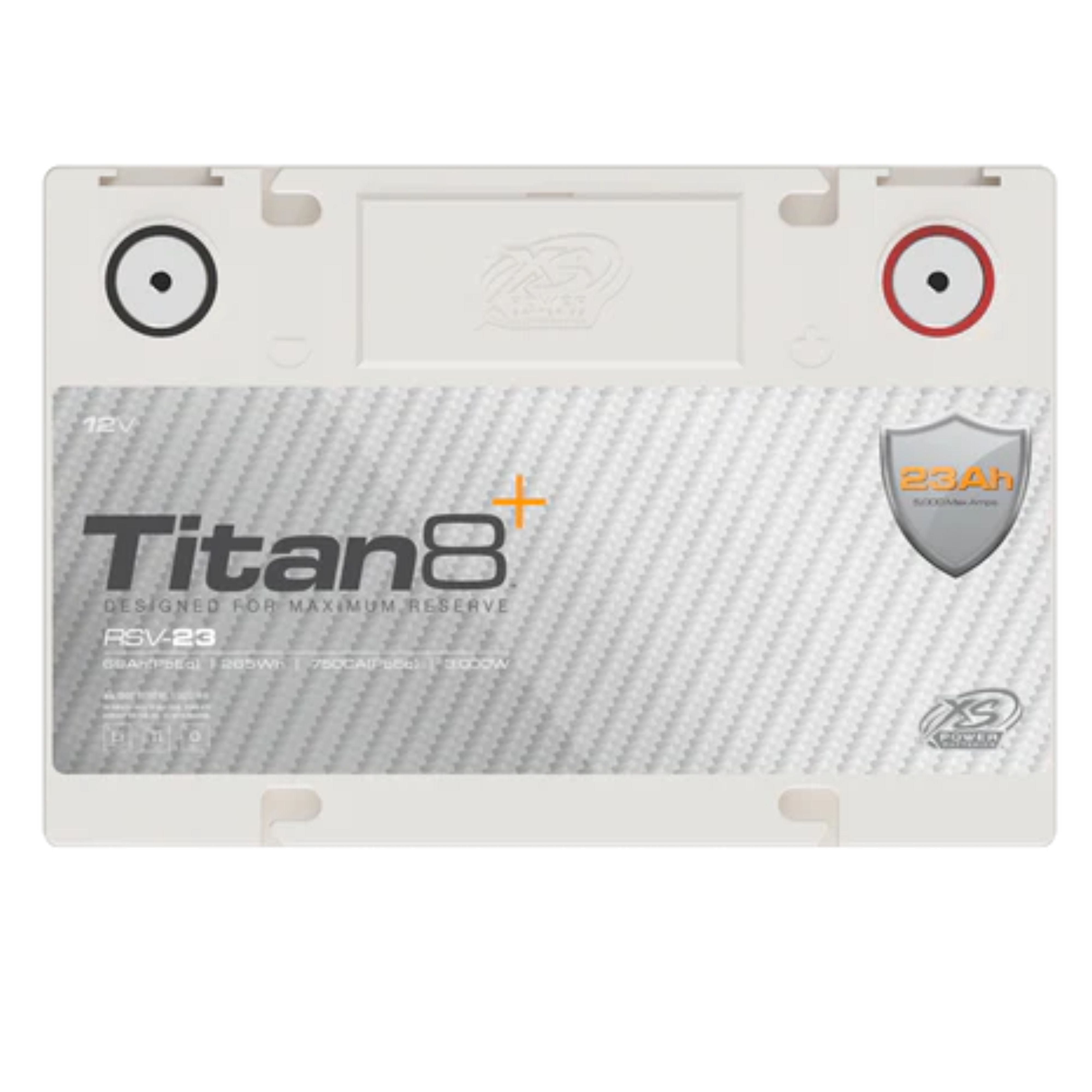 XS Power 23AH LTO 3000 Watt 12v Titan8 RSV23 Group 34 Battery