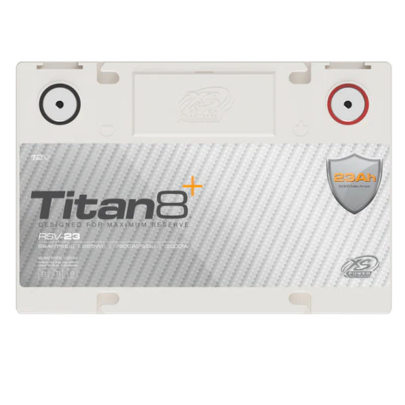 XS Power 23AH LTO 3000 Watt 12v Titan8 RSV23 Group 34 Battery