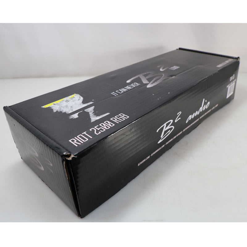 Mono Amplifier 2500W 1-Ohm Class-D Half-Bridge RGB LED Lights REFURBISHED