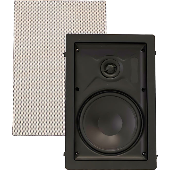 Phase Tech 6.5" In-Wall 2-Way Coaxial Speaker Home Audio 100W 8-Ohm OPEN BOX
