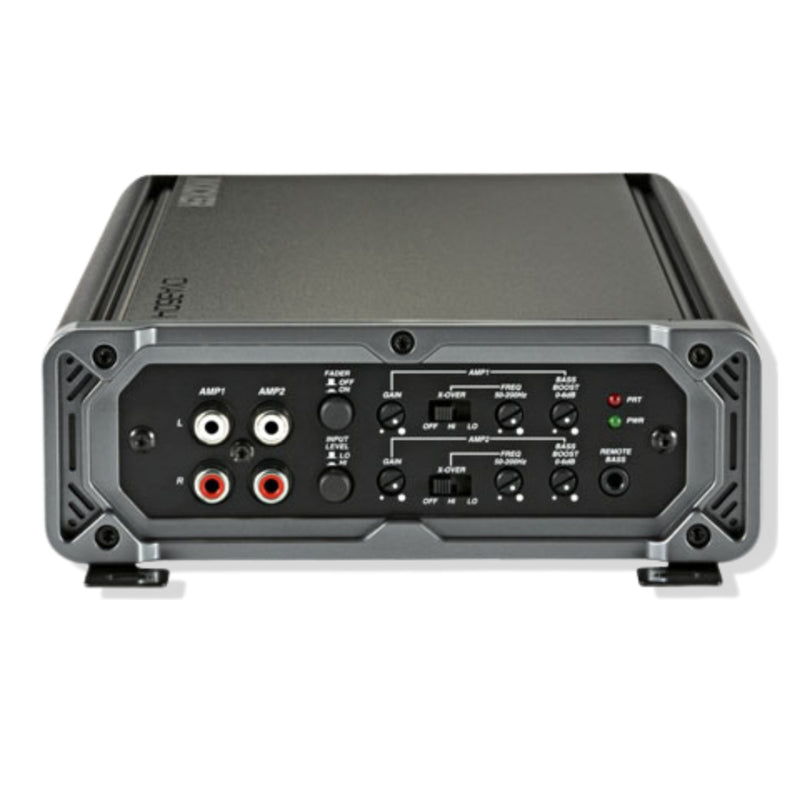 Kicker Full Range 4 Channel Car Amplifier Class A/B 360W RMS 2 Ohm + Install Kit