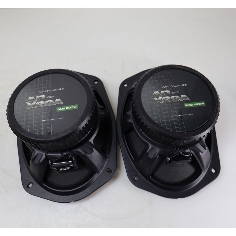 Deaf Bonce 6X9" Coaxial 200W RMS 4-Ohm Apocalypse Speakers W/ Grills OPEN BOX