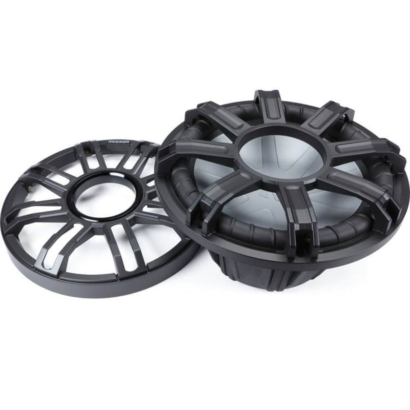 12" 450 Watt RMS 4-Ohm free-air Marine Subwoofer with RGBW LEDs Kicker 51MWF124