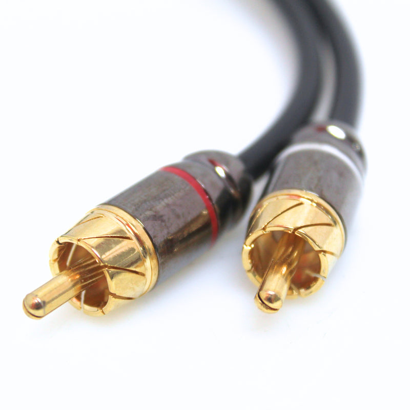 Full Tilt Audio HQ Series 6FT RCA Gold Plated Tip 2 Channel Cable OPEN BOX