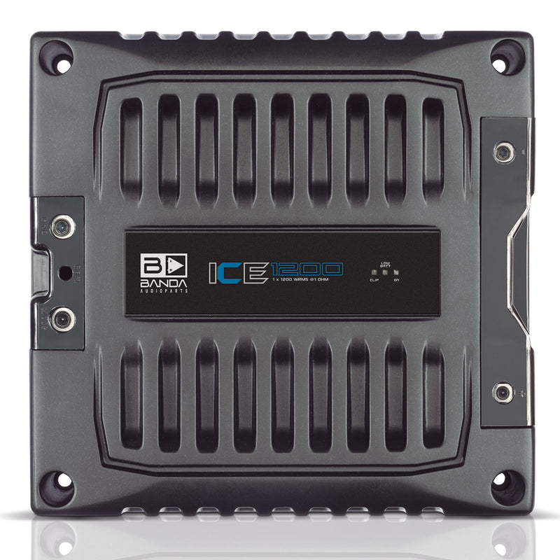 Banda ICE X Line Aluminum Brazilian 1200 Watt 1-Ohm Full Range Monoblock Amplifier