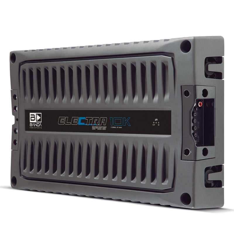 10K Watt 1-Ohm Monoblock Banda ELECTRA Line Aluminum Brazilian Bass Amplifier