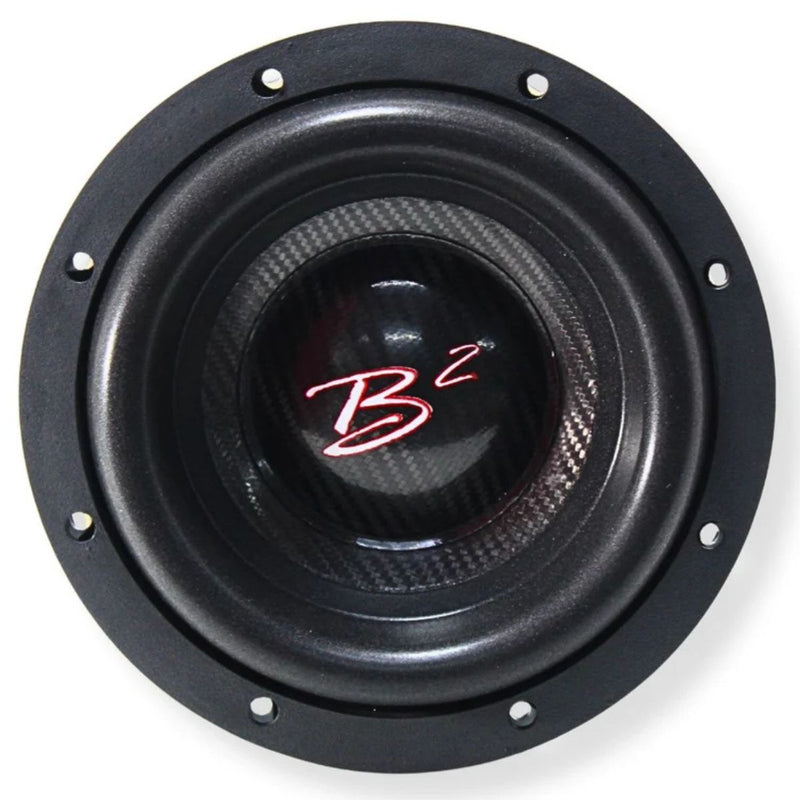 Dual B2 Audio RAMPAGE8-D1-V3 8" 1000W RMS Subs with RAGE 2300.2 Amp
