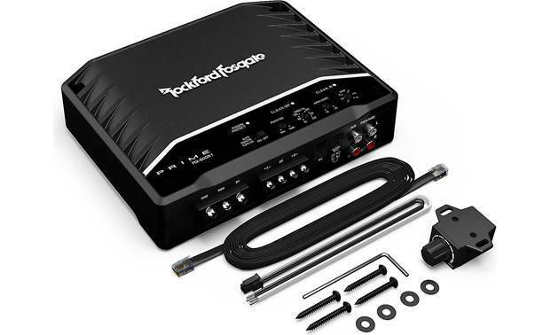 Rockford Fosgate Prime 500W RMS 2 Ohm Monoblock Subwoofer Amplifier +Install Kit