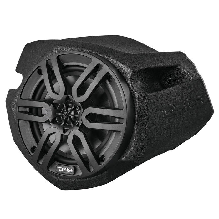 DS18 RZR Built-in Amp Front Kick Panel Pods w/6.5” 4-Ohm Bluetooth Speakers