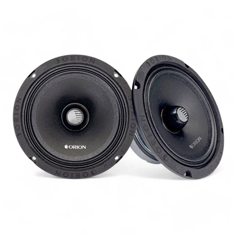 Pair of 6.5" 250 Watt RMS 2-Ohm High Efficiency Midrange Speaker Orion Cobalt CM652