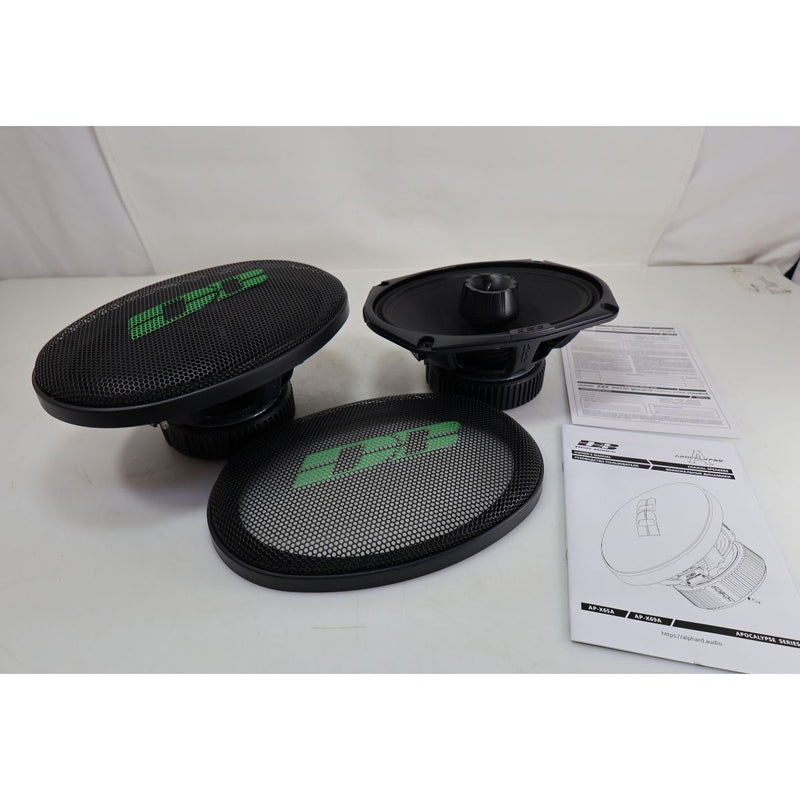 Deaf Bonce 6X9" Coaxial 200W RMS 4-Ohm Apocalypse Speakers W/ Grills OPEN BOX