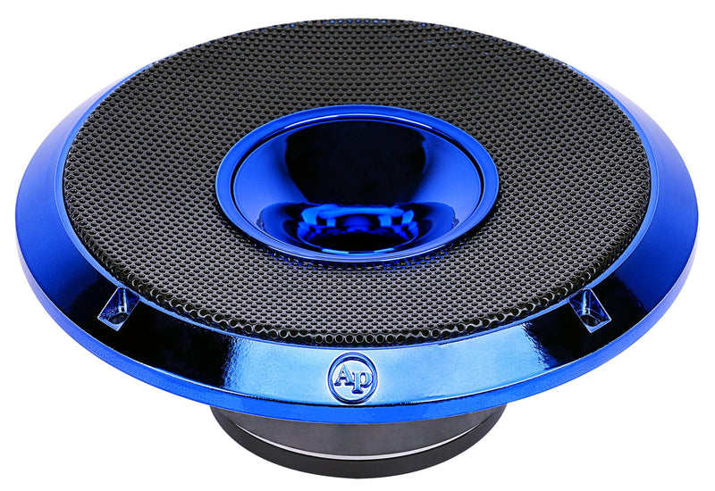 Audiopipe 8" 200W RMS 4 Ohm Blue Eye Candy Compression Horn Midrange Coaxspeaker