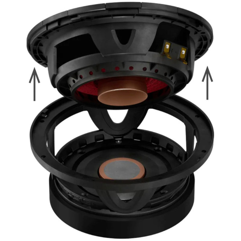 6.5" 300 W RMS 4 Ohm Mid-High Loudspeaker DS18 PROJECT360 Rotating Recone Design