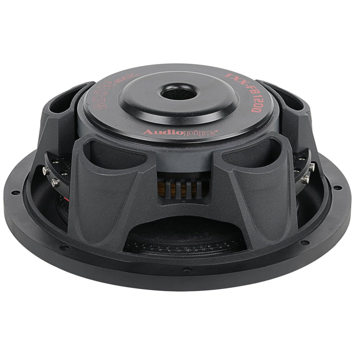 Audiopipe 12" 800W Max Dual Voice Coil 4-Ohm Shallow Mount Subwoofer TXX-FB1200